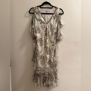 Leon Max Limited Edition Floral Silk Dress